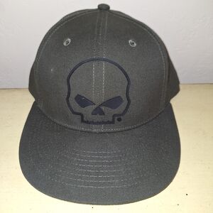 Harley-Davidson Large Olive Green Skull Cap